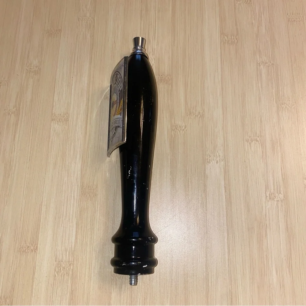 Shock Top Winter Chocolate Wheat Beer Tap Handle Man Cave Black